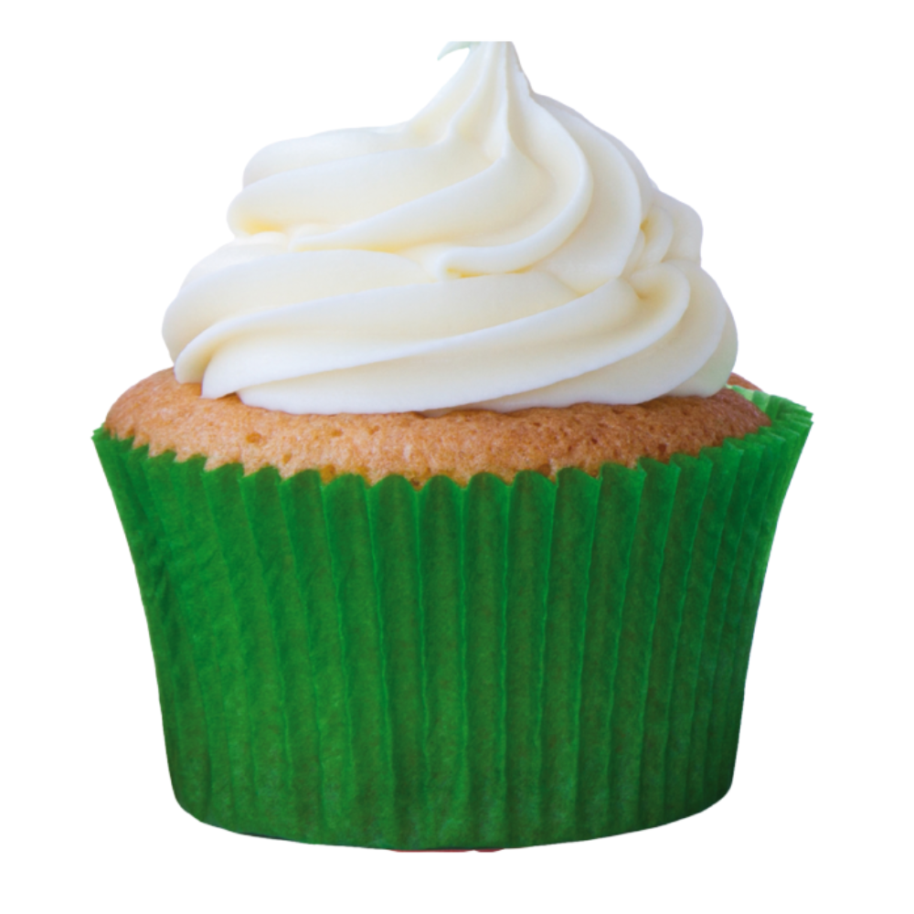 Forminha Greasepel Cupcake Verde Bandeira N.0 Lisa 45un