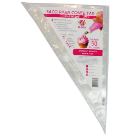 Saco de Confeitar Descartável Gigante 50UN.
