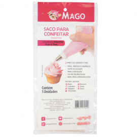 Saco de Confeitar Descartável Pequeno 5UN