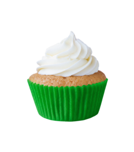 Forminha Greasepel Mini Cupcake Verde Bandeira N.02 Lisa 45un