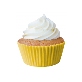 Forminha Greasepel Mini Cupcake Amarelo N.02 Lisa 45un