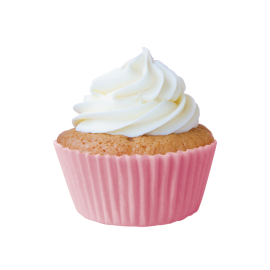 Forminha Greasepel Mini Cupcake Rosa Bebe N.02 Lisa 45un