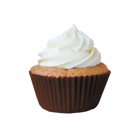 Forminha Greasepel Mini Cupcake Marrom N.02 Lisa 45un