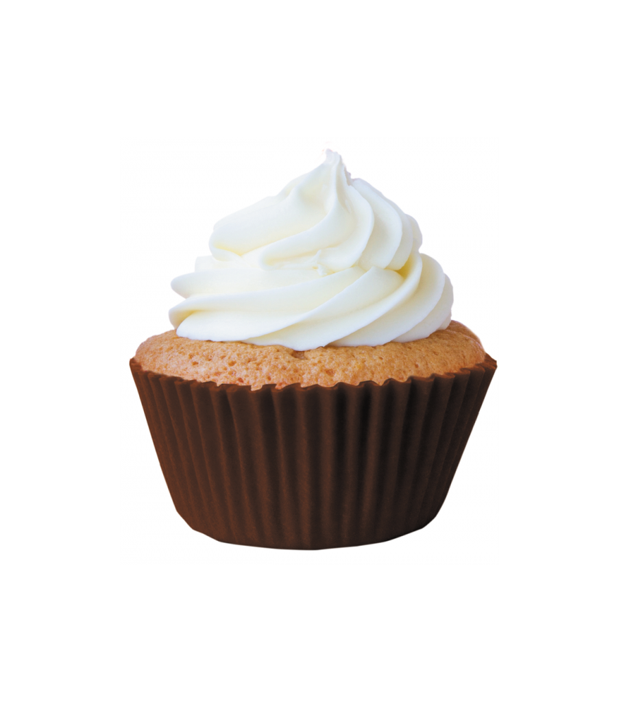 Forminha Greasepel Mini Cupcake Marrom N.02 Lisa 45un