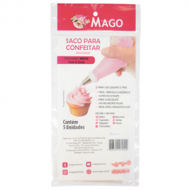 Saco de Confeitar Descartável Médio 5UN