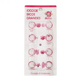 Kit de Bico Plastico Grande c/ 8un