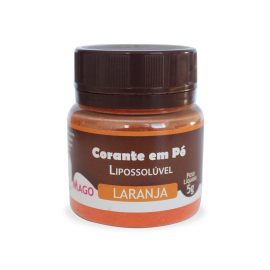 Corante Alimentício em Pó Lipossolúvel Laranja 5g