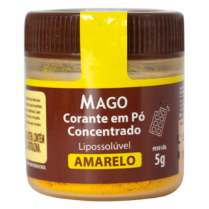 Corante Alimentício em Pó Lipossolúvel Amarelo 5g