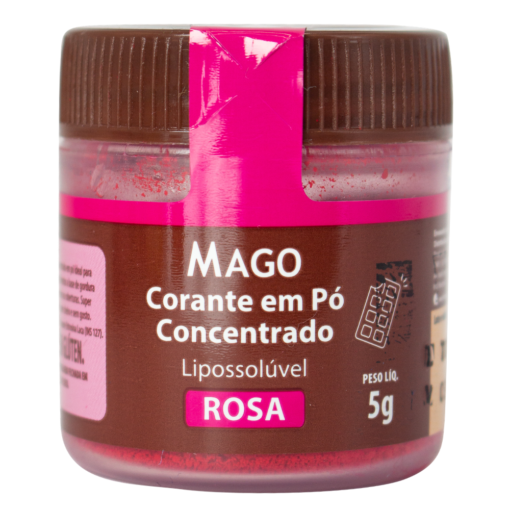 Corante Alimentício em Pó Lipossolúvel Rosa 5g