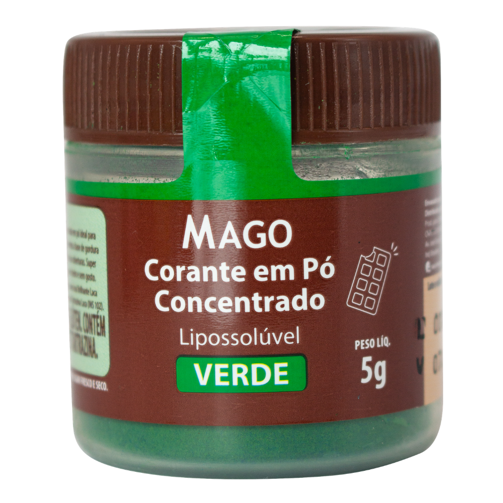 Corante Alimentício em Pó Lipossolúvel Verde 5g