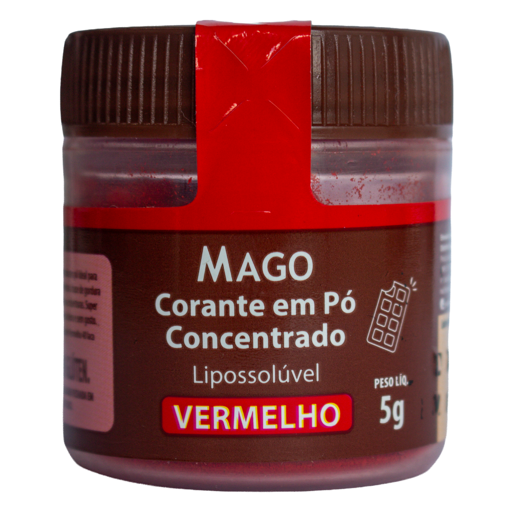Corante Alimentício em Pó Lipossolúvel Vermelho 5g