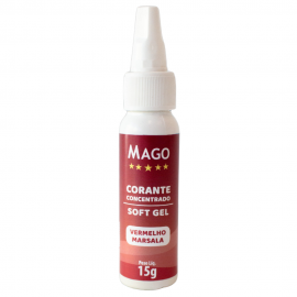Corante Alimentício Soft Gel Vermelho Marsala 15g