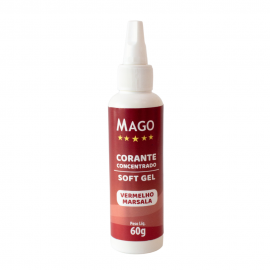 Corante Alimentício Soft Gel Vermelho Marsala 60g