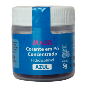 Corante Alimentício em pó Hidrossolúvel Azul 5g