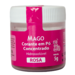 Corante Alimentício em pó Hidrossolúvel Rosa 5g