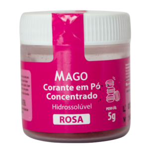 Corante Alimentício em pó Hidrossolúvel Rosa 5g
