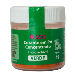 Corante Alimentício em pó Hidrossolúvel Verde 5g