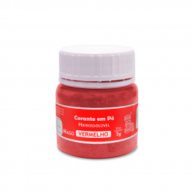Corante Alimentício em pó Hidrossolúvel Vermelho 5g