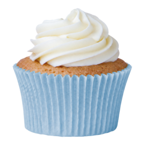 Forminha Greasepel Cupcake Azul Bebê N.0 Lisa 45un