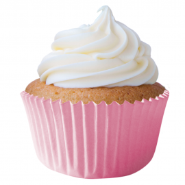 Forminha Greasepel Cupcake Rosa Bebê N.0 Lisa 45un