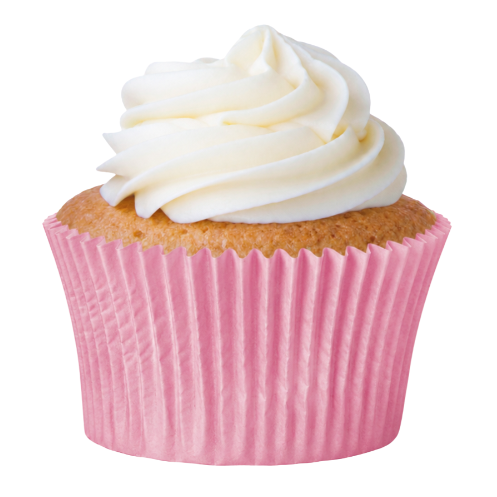 Forminha Greasepel Cupcake Rosa Bebê N.0 Lisa 45un