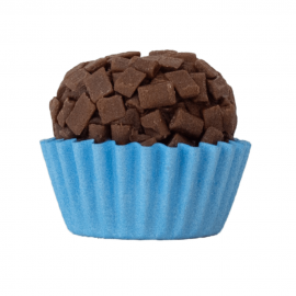 Forminha Papel Azul Bebe N.05 Lisa 100un