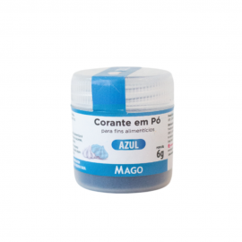 Corante em pó para fins alimenticio Azul 1un 6g