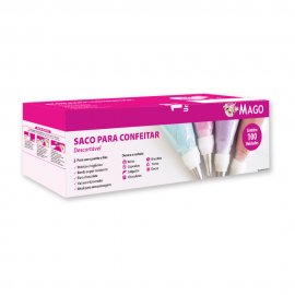 Caixa de Sacos de Confeitar Grande com 100un