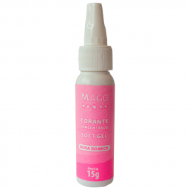 Corante Alimentício Soft Gel Rosa Boneca 15g
