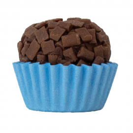 Forminha Papel Azul Bebe N.04 Lisa 100un