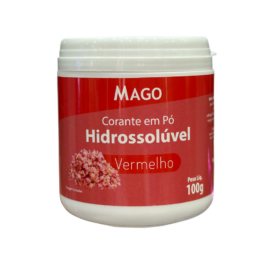 Corante Alimentício em pó Hidrossolúvel Vermelho 100g