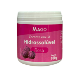 Corante Alimentício em pó Hidrossolúvel Rosa 100g