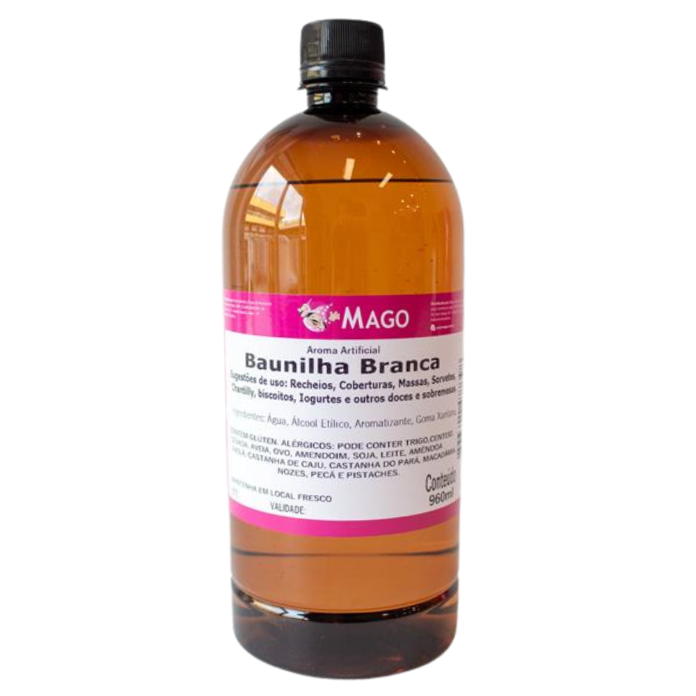 Aroma Artificial de Baunilha Branca 960ML