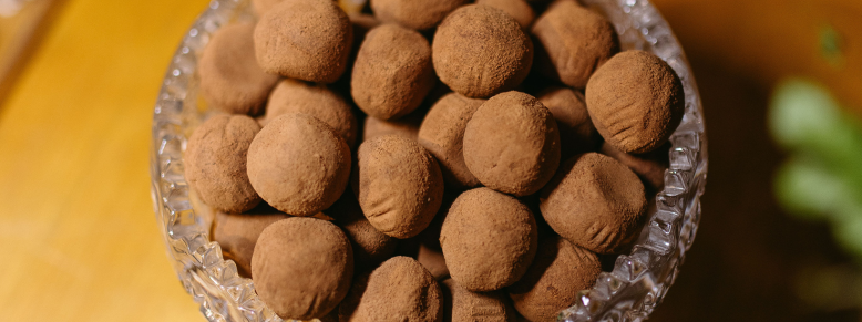 Trufas de Chocolate Meio Amargo