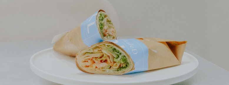 Wrap de Frango com Iogurte