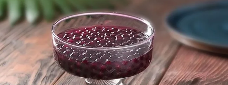Sagu com Vinho Tinto