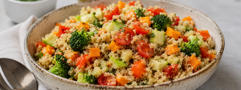Salada de Quinoa com Legumes